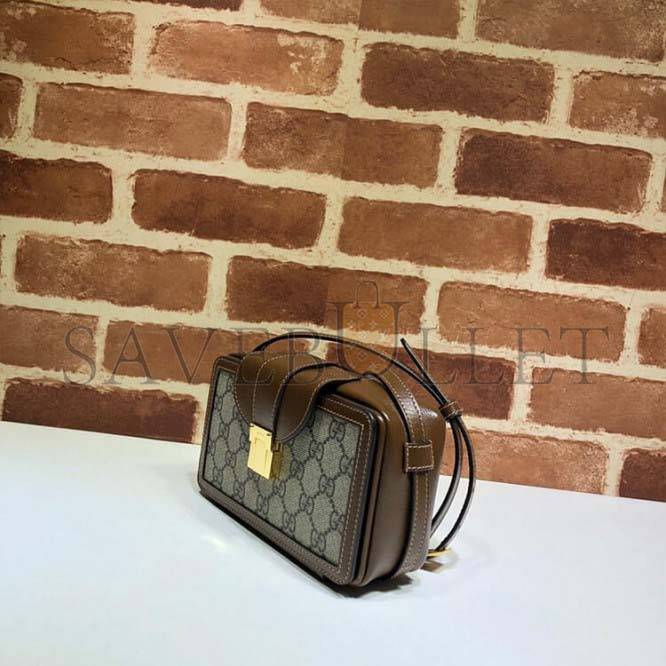 GUCCI MINI BAG WITH CLASP CLOSURE 614368 92TCG 8563 (18*10.5*6.5cm)